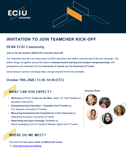 teamcher kick off